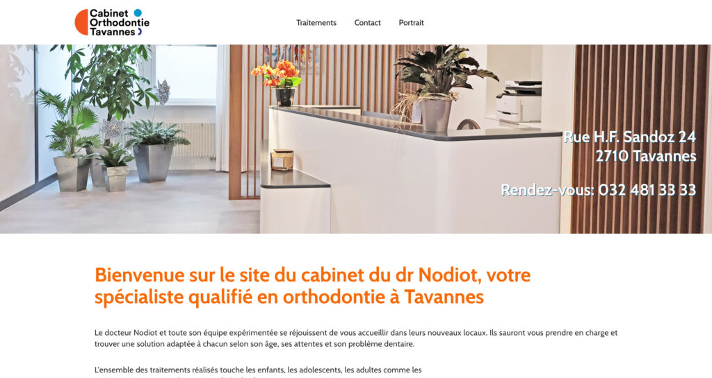 Cabinet Orthodontie Tavannes Nodiot